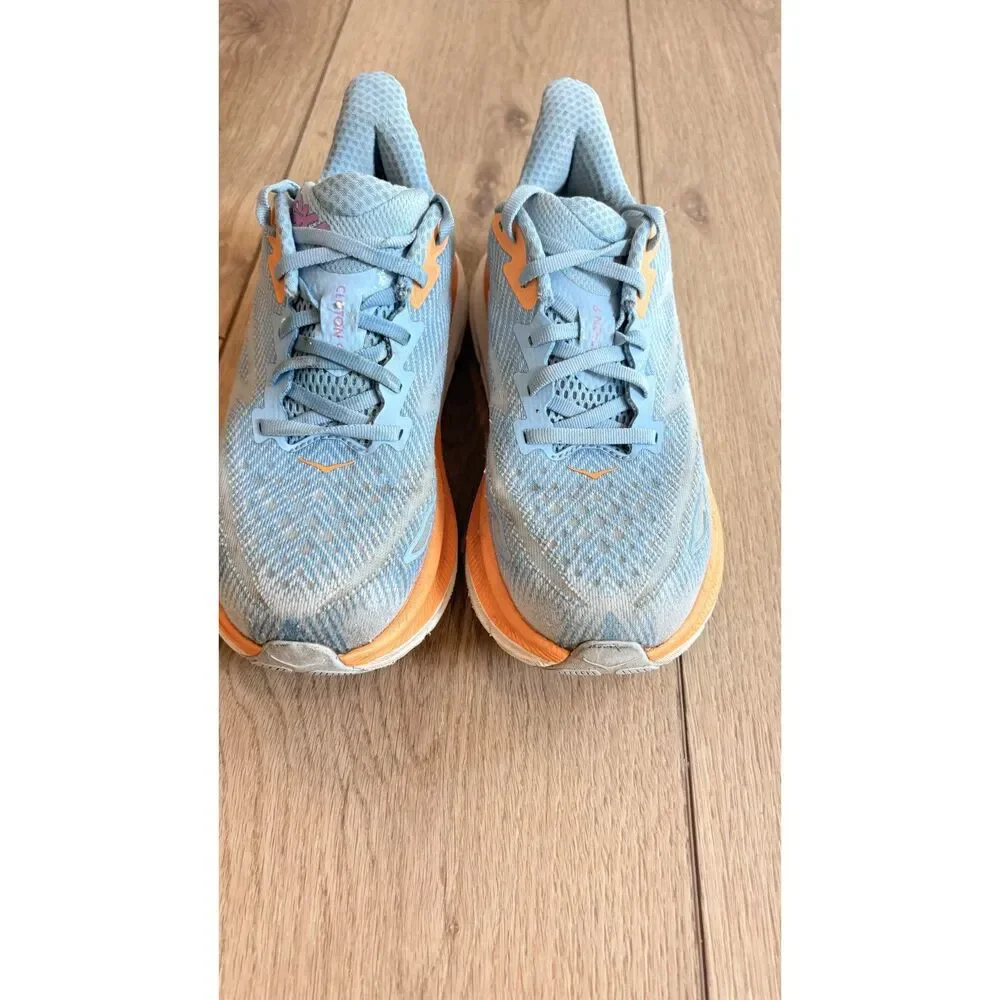 HOKA Clifton 9 Running Shoes Airy Blue Ice Water Women's Size 7